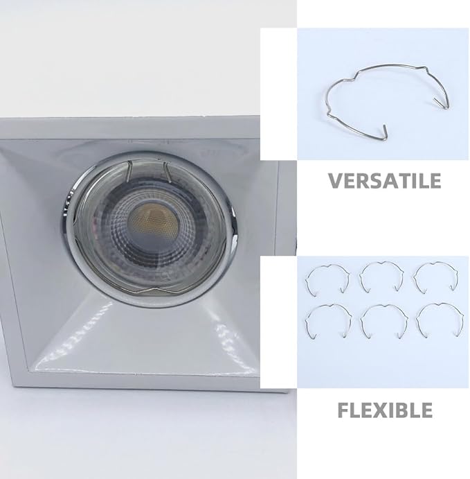 SUPVOX Downlight Accessories 10Pcs Retaining Rings Drywall Repair Clips Lamp - Image 5