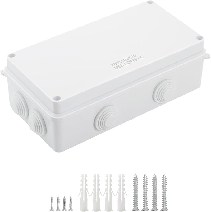 ABS Plastic Dustproof Waterproof IP65 Junction Box Universal Electrical Project by LeMotech