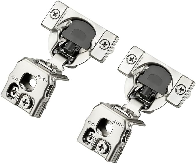 Soft Close Hinges for Kitchen Cabinet Hinges, 1-5/16 Inch Overlay, 50 Pack | 25 - Image 9