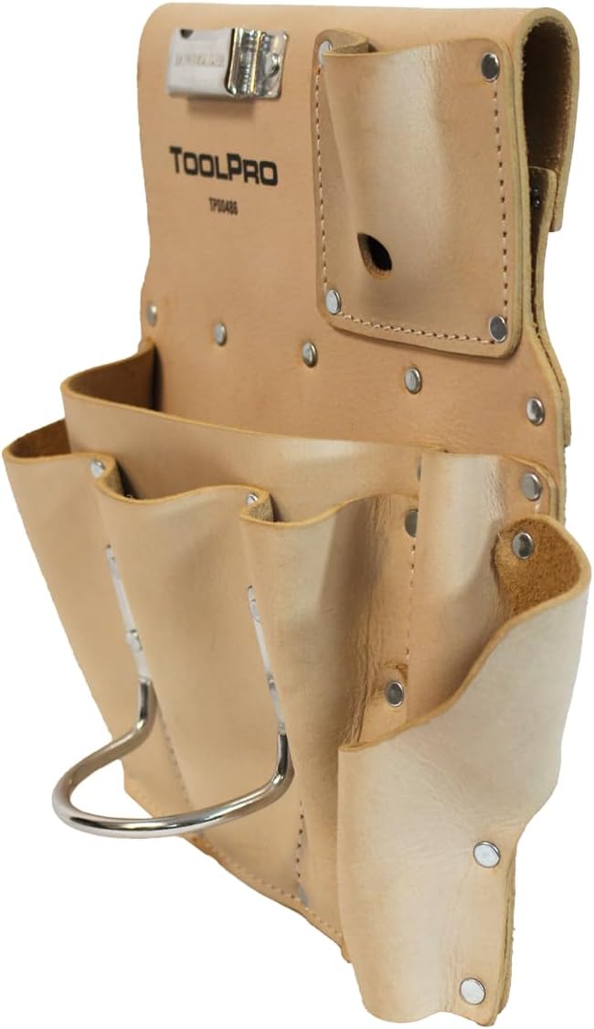 ToolPro Nail Pouch for Drywall Equipment, Pliers – for Construction, and DIY by ToolPro