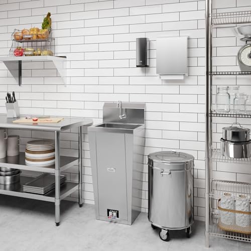 10 in. x 14 in. Stainless Steel Hands-Free Hand Sink - Image 6
