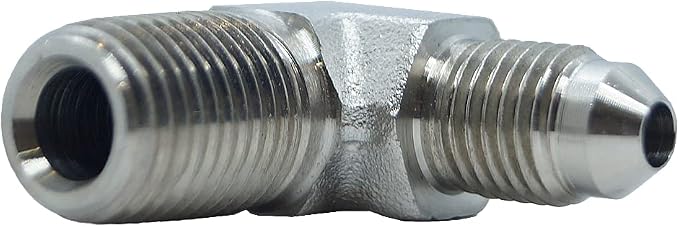 RFS Stainless Steel JIC Flared Tube Fitting, 90 Degree Elbow, 1/2" JIC Male x - Image 2