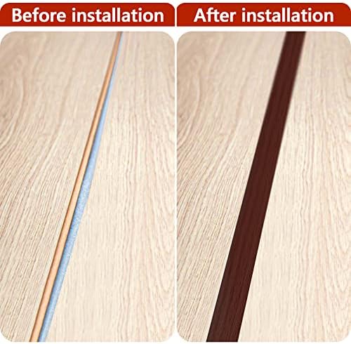20Ft Floor Transition Strip Self Adhesive Carpet to Tile Floor Edging Trim PVC - Image 4
