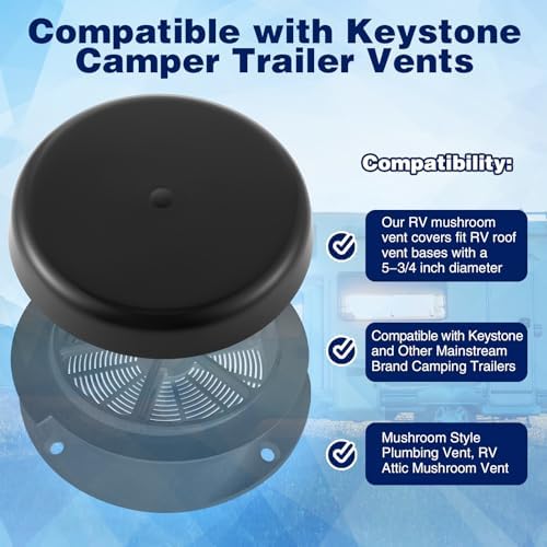 1 Pack RV Mushroom Vent Cap Compatible - Image 3