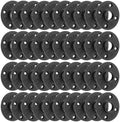 3/4" Heavy Duty Black Floor Flange, 40 Pack Malleable iron Pipe Flange by HomeTZH