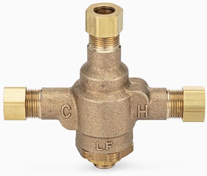 Sloan Optima MIX-135-A Thermostatic Water Mixing Valve, Solid Brass Body | - Image 2