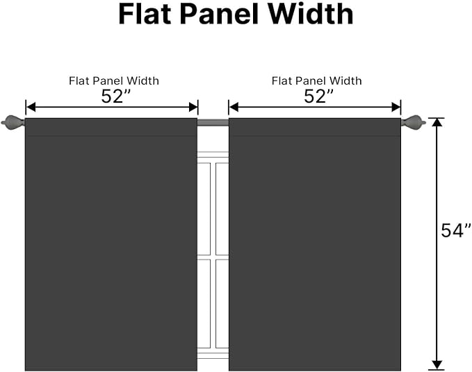 H.VERSAILTEX Blackout Curtains Thermal Insulated Window Treatment Panels Room - Image 7
