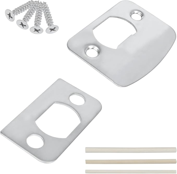 Door Strike Plate Repair Kit, Steel - Image 3