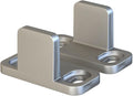 JUBEST Silver Aluminum Floor Guide, Floor Mounted Sliding Barn Door Hardware by JUBEST