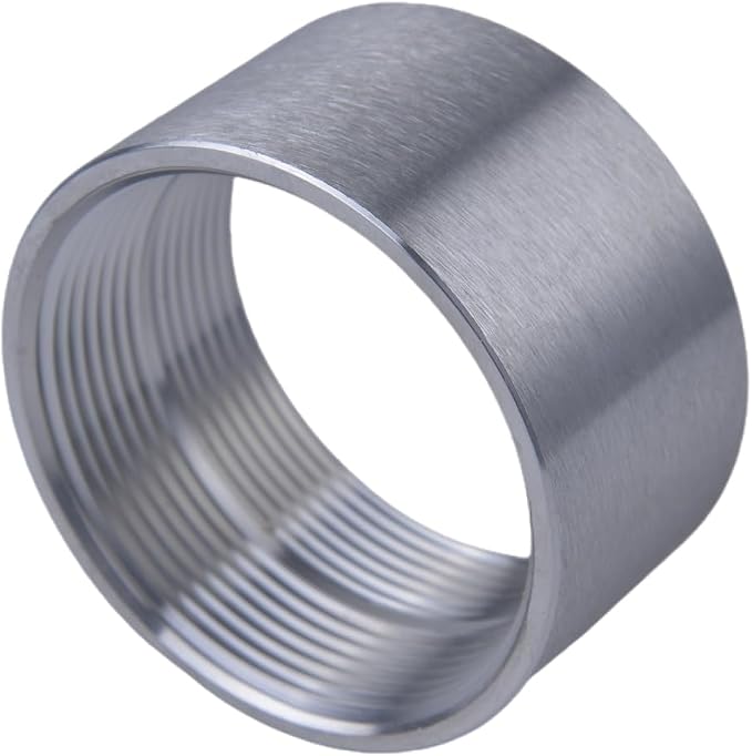 304 Stainless Steel 2 Inch NPT Female Thread Weld On Pipe Fitting Bung 2" NPT - Image 8