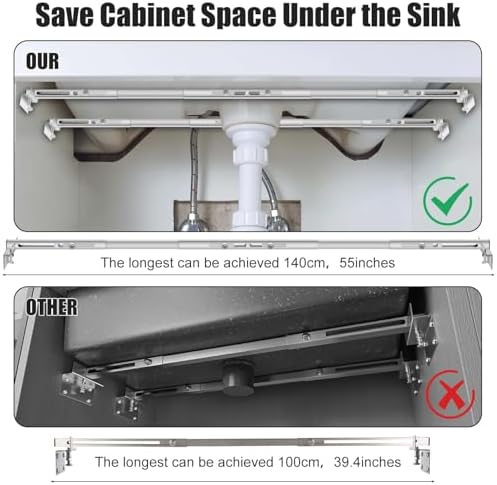 Undermount Sink Bracket & Kitchen Sink Installation Parts Kit, Stainless Steel - Image 4