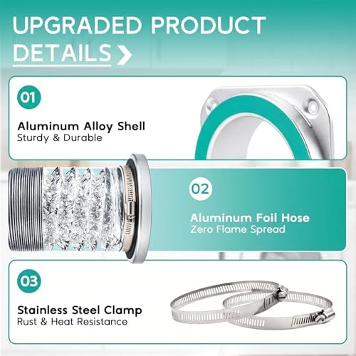 DV180 Magnetic Dryer Vent Coupling Connector Kit - Image 5