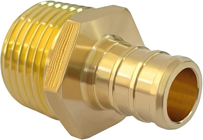 Hooshing 5PCS Pex Fitting 3/4" Male NPT to 1/2" Pex Male Adapter | Heavy Duty - Image 4