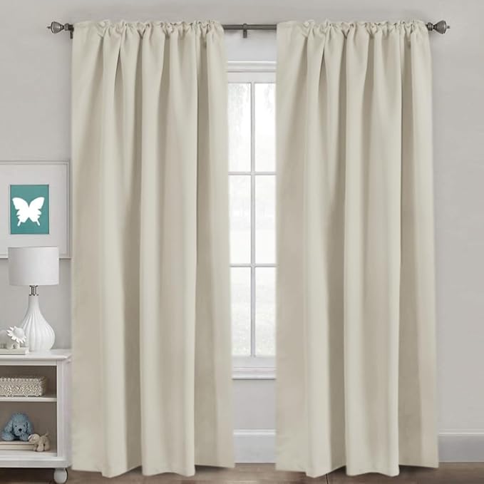 H.VERSAILTEX Back Tab Curtains 102 Inch Long - Image 2