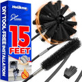 Holikme Dryer Vent Cleaner Kit - 15Ft Flexible Lint Brush by Holikme
