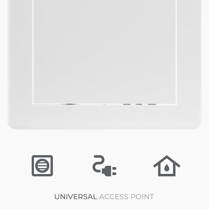 6x10 Inch White Access Panel for Drywall – ABS Plastic Square Wall, Ceiling - Image 6