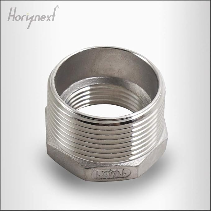 Reducing Bushing Pipe Adapter 1-1/4 MIP x 1 FIP, 304 SS - Image 4