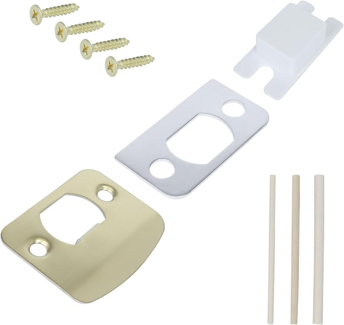 Door Strike Plate Repair Kit, Steel - Image 3