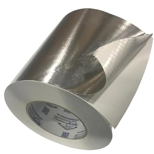 BlueTex Insulationㅤ HVAC Aluminum Foil Tape 6 inch x 150 ft, Tear-Proof Woven - Image 7