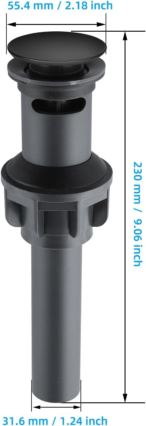 iFealClear 2 Pack Universal Pop Up Sink Drain Stopper - Image 2