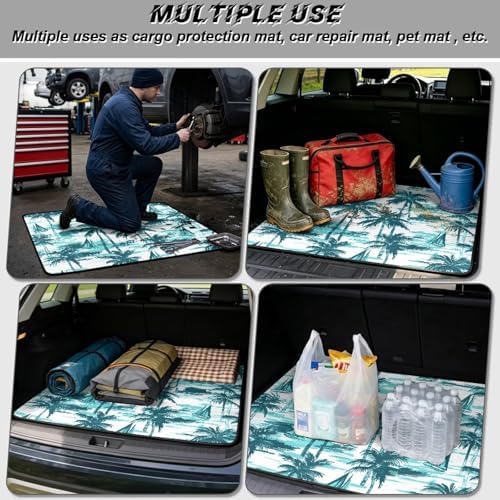 Teal Palm Pet Friendly Trunk Mat 29"x39" - Image 3