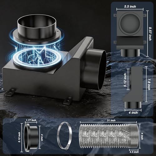 DV90 Magnetic Dryer Vent Coupling, Dryer Vent Connector Kit - Image 2