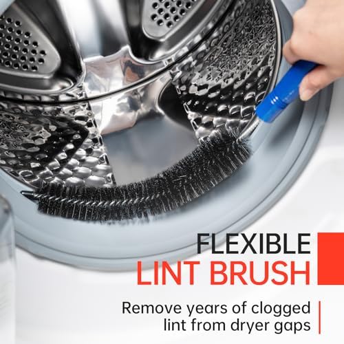 BLuesea Dryer Vent Cleaner Kit, 15-Piece Ultimate Dryer Cleaning Kit Include 40 - Image 5