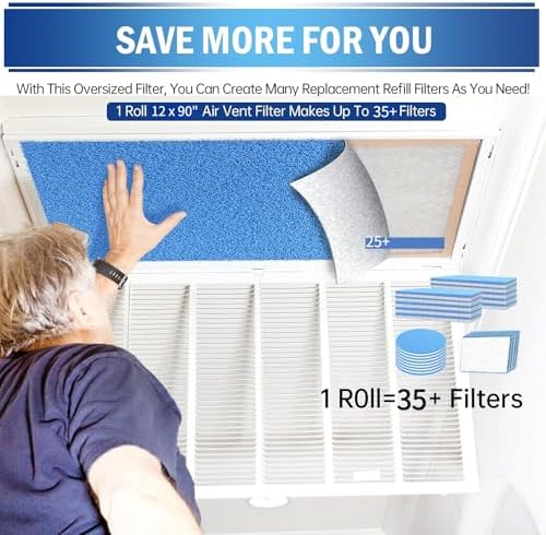 UBeesize Air Vent Filters, MERV 8 Triple Vent Filter Kit - Image 5