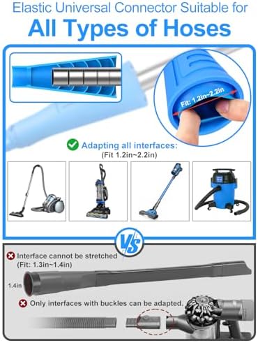 4" 8feet Dryer Vent Hose and Cleaning Kit, Dryer Vent Cleaner Kit, Dryer Vacuum - Image 6