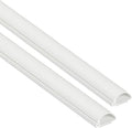 D-Line Half Round Cord Hider, Patented Cable Cover, Hide TV Wall Mount Wires by D-LineUSAinc