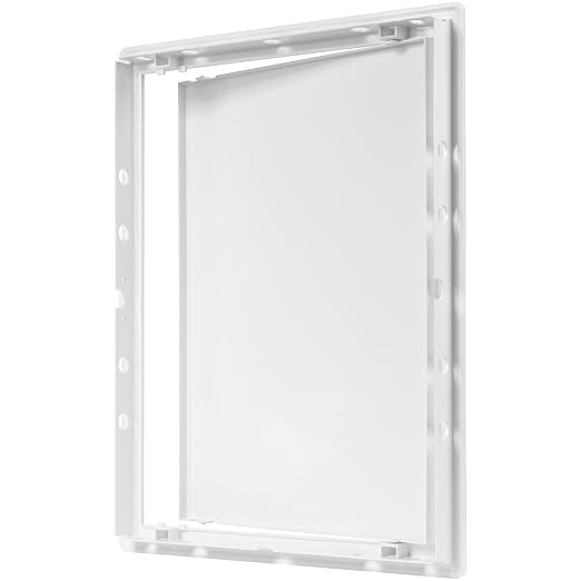 12" x 16" White ABS Plastic Plumbing Access Panel - Image 5