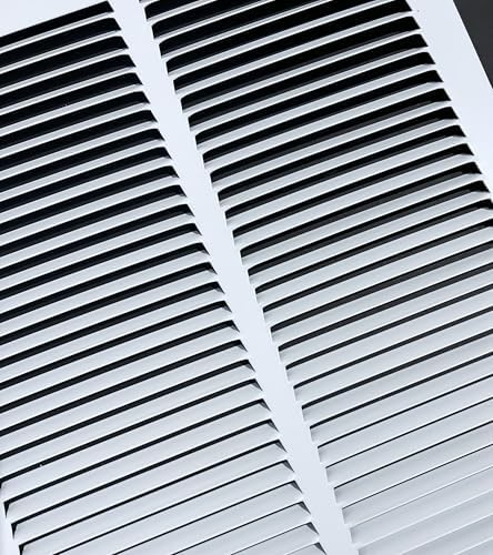 Fits 14x24 Duct Opening Stamped Steel Return Air Grille Vent Cover Grille - Image 2