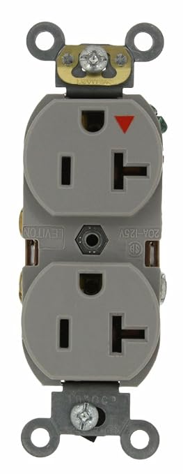 Leviton 20-Amp, 125 Volt, Industrial Series Heavy Duty Specification Grade by Leviton
