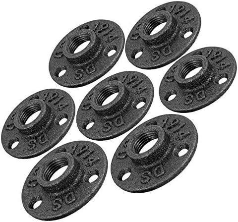 1" Floor Flange, 40 Pack MalleableIron Threaded Pipe Flange - Image 5