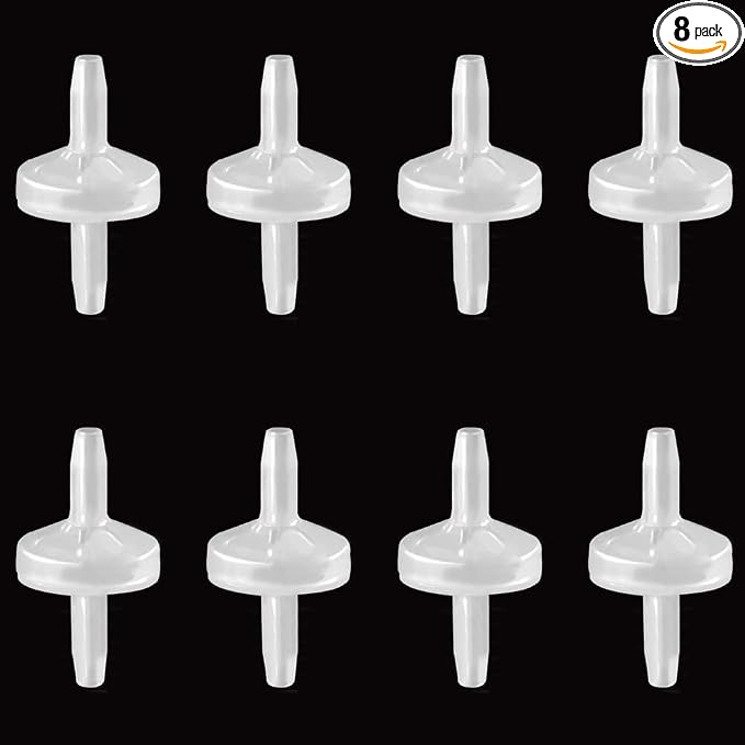 One Way Check Valve 5/32" Hose Barb Non Return Ozone Resistance Plastic Valve by ANPTGHT