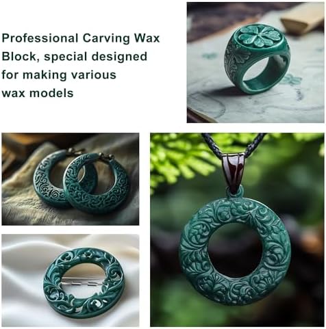 Yoption 6 Pcs Casting Wax, Carving Wax Ring Hole Tube - Image 4