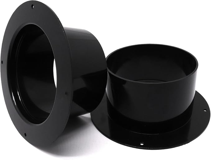 2pcs Duct Connector Flange, Plastic Duct Dust Fittings Dryer Vent Connector - Image 6