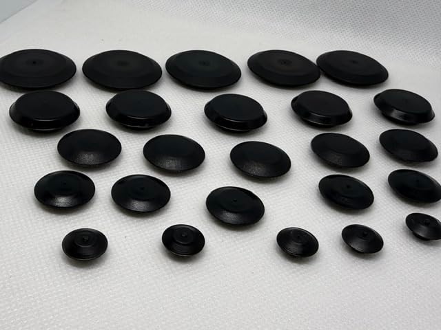 Black Flush Mount Hole Plugs, Panel Snap Caps - Image 4