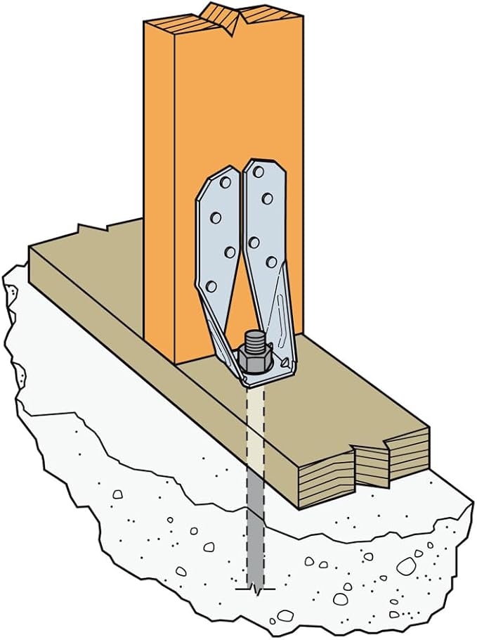 Simpson Strong-Tie DTT2Z-R2 DTT ZMAX Galvanized Deck Tension Tie - Image 10