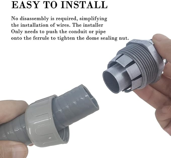 1/2 inch 100Ft Liquid-Tight Conduit Kit, Flexible Non Metallic Electrical - Image 3