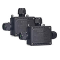 Junction Box Outdoor Waterproof Electrical Box, IP68 Black Outdoor M25 coaxial by JIANGYAR-SS