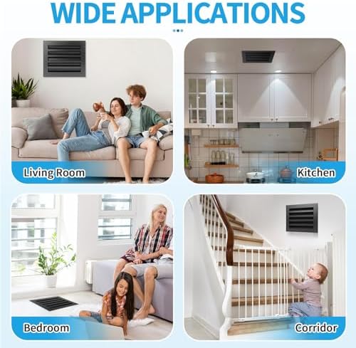 12x10 Modern AC Vent Cover, Decorative Air Vent Register Grille - Image 6