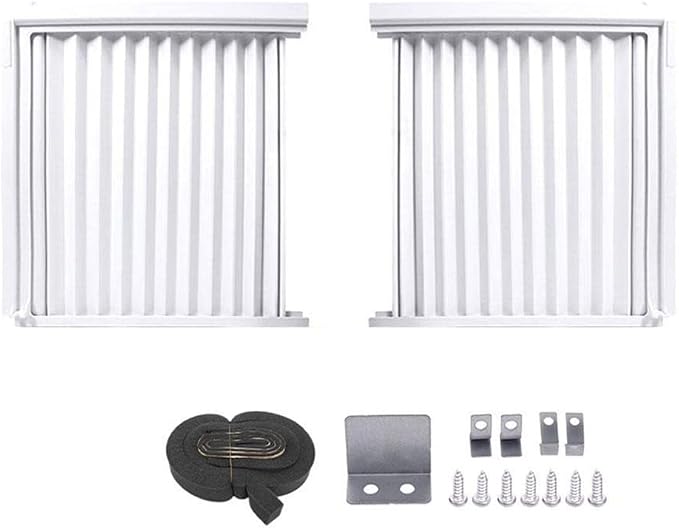 AC Side Panels with Frame Kit for Window Air Conditioner, Adjustable Insulated by Unknown
