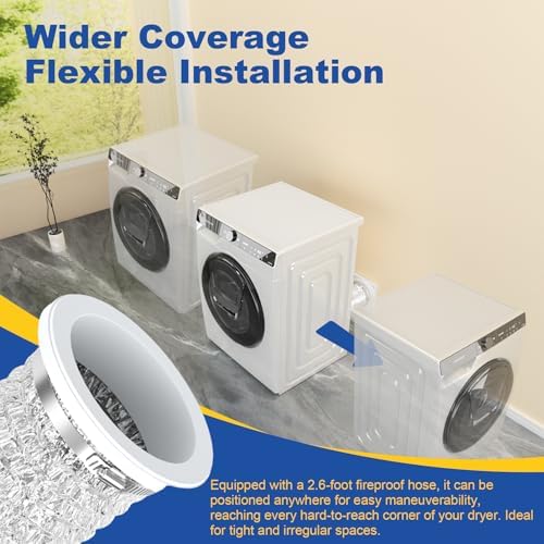 Magnetic Dryer Vent Coupling, Airtight Seal Quick Connect Kit - Image 2