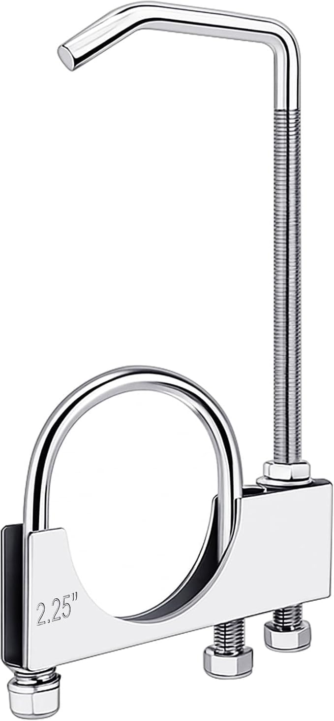 1 Pcs 2.25 Inch Universal Exhaust Clamp by Datanly