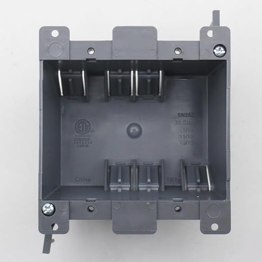 MAKERELE 2 Gang Old Work Electrical Outlet Box| 26 cu.Inch | Double Outlet - Image 6