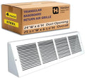 Fits 24x6 Duct Opening | Steel Triangular Baseboard Return Air Grille by Handua by Handua