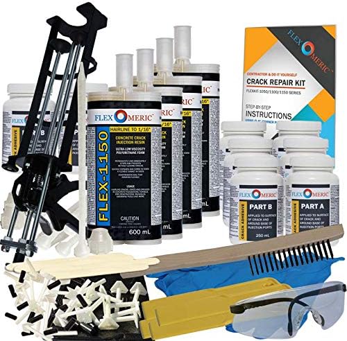 Concrete Foundation Crack Repair Kit by Flexomeric+Crack+Repair+Products