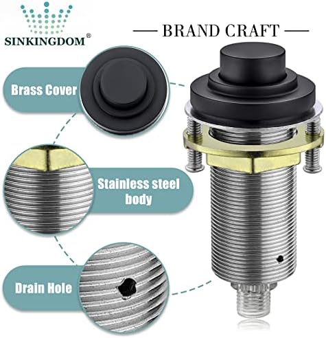 SinkTop Air Switch Kit for Disposal, Dual Outlet - Image 2