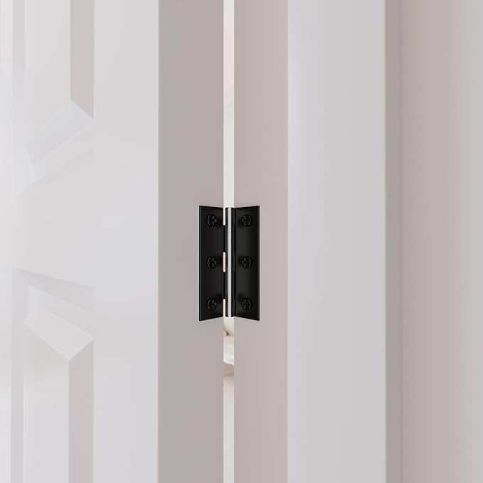 3 Pack 4”x 2.6” Black Door Hinge - Image 5